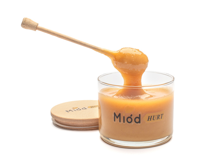 Miód Wrzosowy - (słoik szklany 1,2 kg) - Karton 12 sztuk
