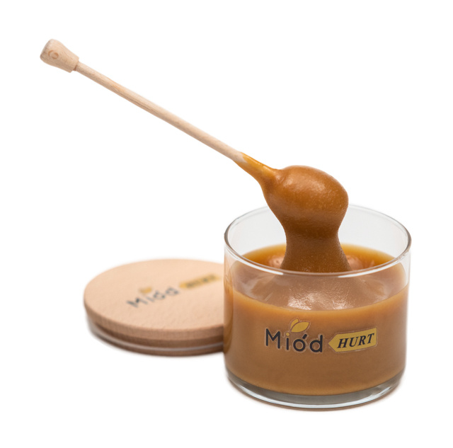 Miód Wielokwiatowy Ciemny (słoik szklany 1,2 kg) - Karton 12 sztuk