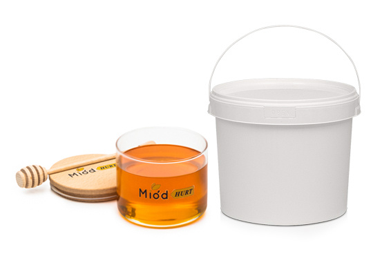 Miód Wielokwiatowy Wiosenny - Wiadro 25kg